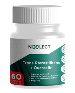 Trans-Pterostilbene + Quercetin 60 капсул фото